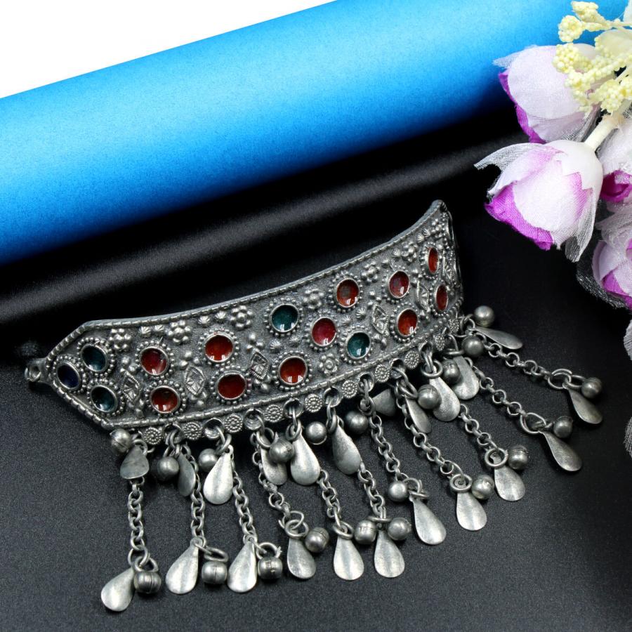 Ethnic Oxidized Meena Choker