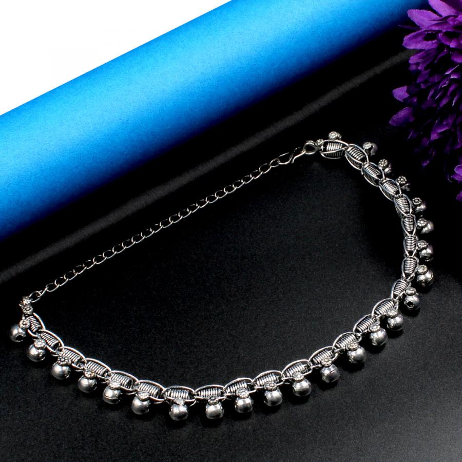 Orlenna stylish Oxidized Choker