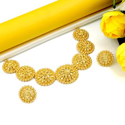 Orlenna Traditional Gold Plated Necklace Set