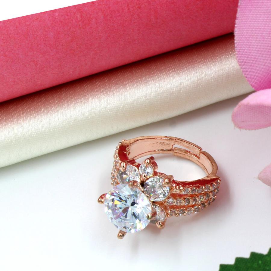 Stylish American Diamond Finger Ring