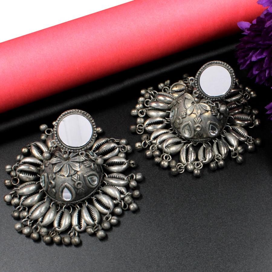 Banjaran Oxidized Earring Jhumka Set