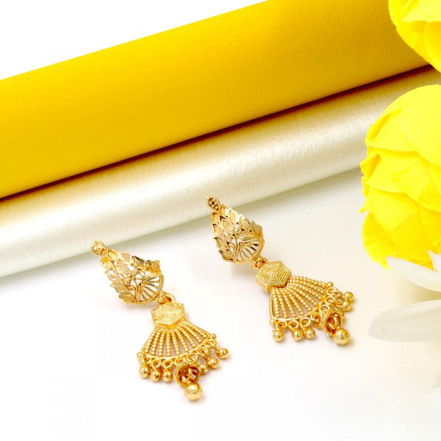 Orlenna Tyohar Gold Plated Earring