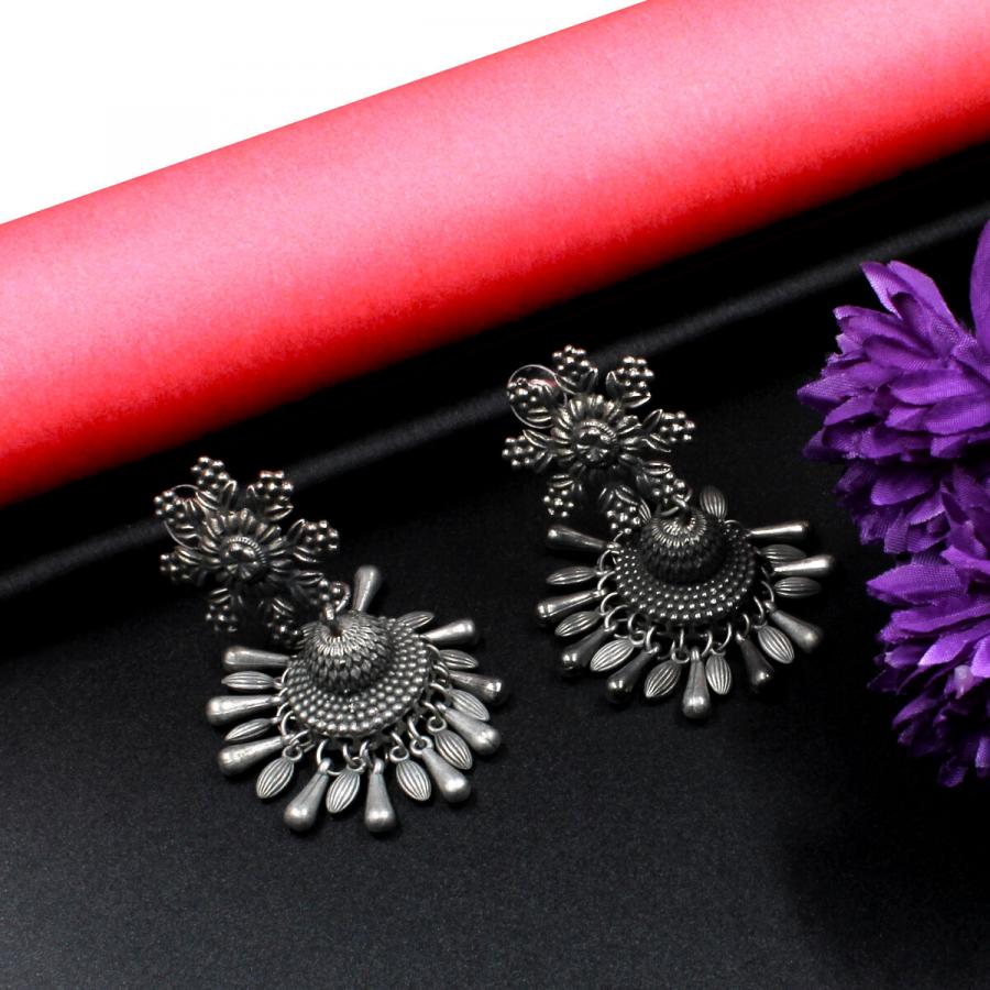 Banjaran Oxidized Earring Jhumkas