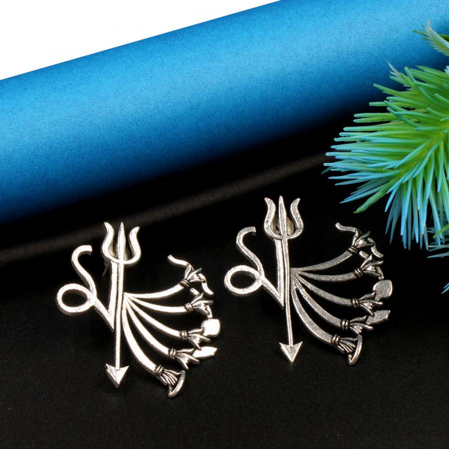 Ethnic Oxidized Earring set Tribal